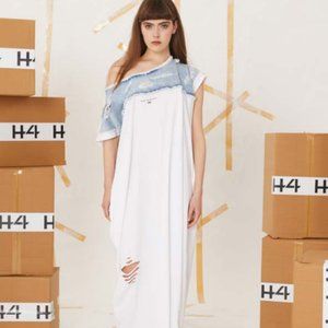 H4 white dress brand new